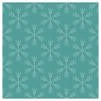 Seamless Snowflake Pattern vector