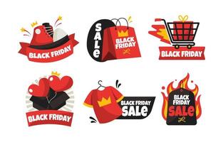 Eye Catching Black Friday With Text vector