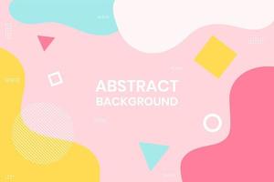 Abstract Organic Geometric Shapes Background vector