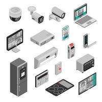 Isometric Smart Home Set vector