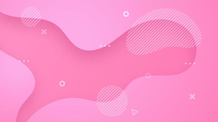 Dynamic Gradient Pink Liquid Abstract Background