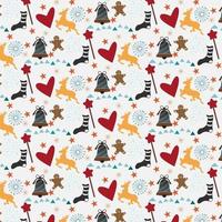 Colorful Christmas Pattern Design vector