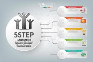 How to success business infographic vector