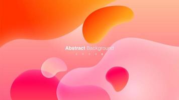 Abstract Background With Liquid Shapes vector