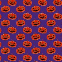 Halloween Pumpkin Pattern vector