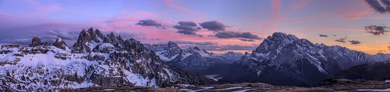 Sunrise in the Dolomites photo