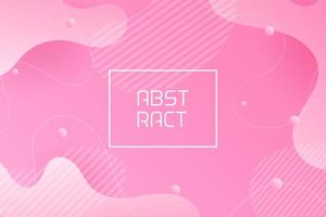 Trendy Modern Pink Fluid Abstract Background vector