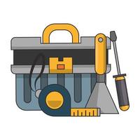 Tools set collection workshop items vector