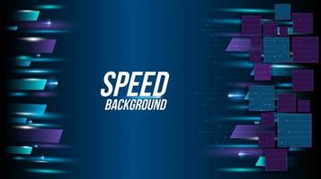 Abstract technology speed background vector