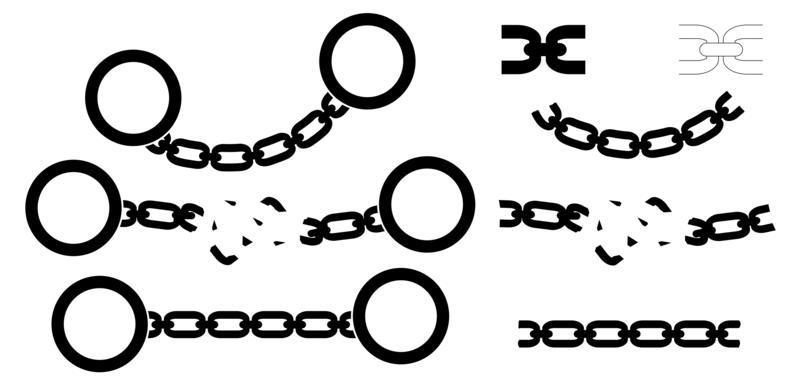 Set of handcuffs