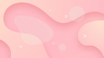 Dynamic Pink Gradient Abstract Liquid Background vector