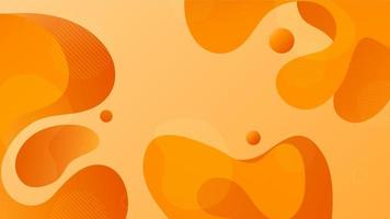 Abstract Gradient Circles and Organic Shapes Background