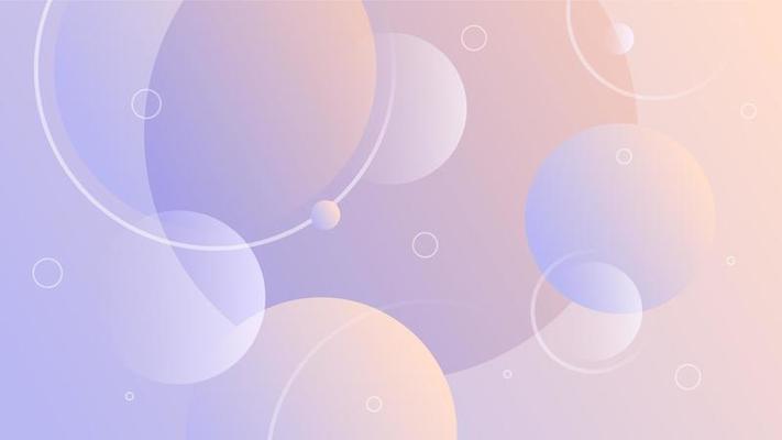 Abstract 3D Circles Fluid Liquid Background