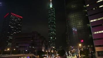 Xinyi Financial District in Taipei