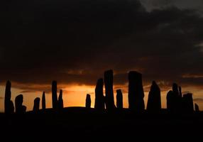 Sunset at Callanish standing stones