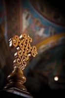 Cross Greek Orthodox Church Interior - Naxos photo