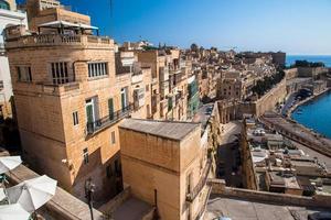 Buildings in Valletta, Malta