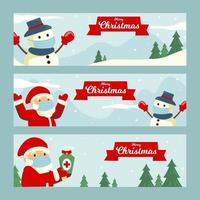 Christmas Greeting Web Banner vector