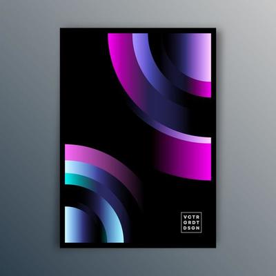 Dark gradient geometric design background
