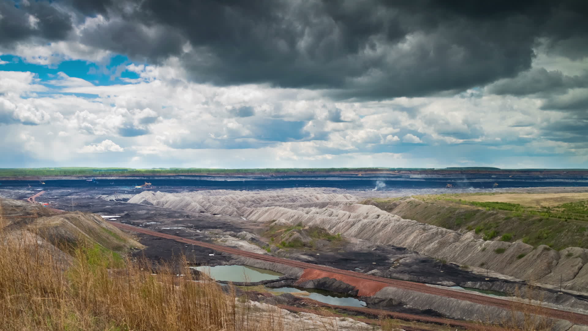 Opencast Mining, Time Lapse 1413124 Stock Video at Vecteezy