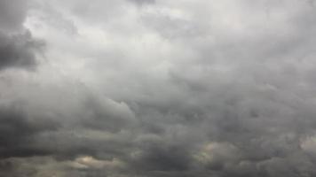 Dark grey clouds video