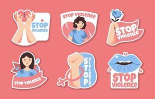 Prevent and Stop Violence Against Women vector