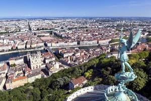 Panorama of Lyon France