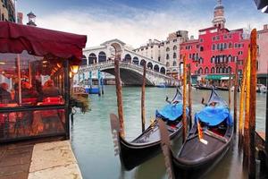 Venice Grand Canal and gondola photo