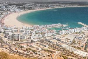 City view of Agadir, Morocco photo