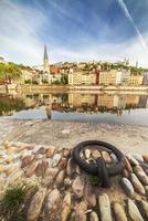 Ring on the dock soane in Lyon city
