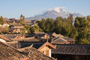 Lijiang old town in the morning photo