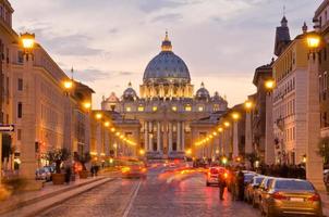 Front View of Saint Peter's Basilica photo