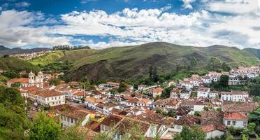 View of the unesco world heritage city of Ouro Preto