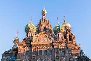 iglesia del salvador sobre sangre derramada en st. Petersburgo foto