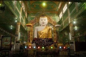 The seated Buddha in Soon U Pone Nya Shin Paya. photo