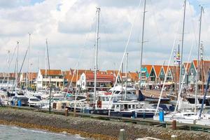 Ships in the port of Volendam. Netherlands photo