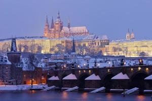 Prague Castle in winter