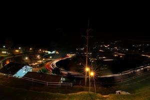 Traffic at night photo