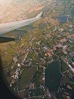 vista desde un avion foto