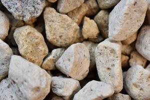 Close-up of white stones photo