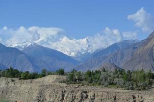 Snowcapped mountains during the day photo