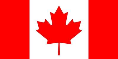 Canada isolated flag vector