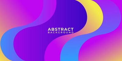 Geometric Multicolor Shape Wave Abstract Background vector