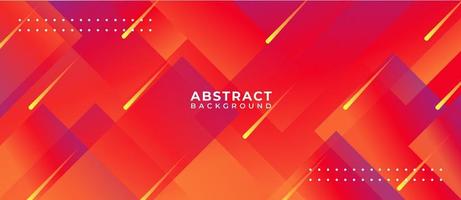 Bright Red Multicolor Geometric Shape Abstract Background vector