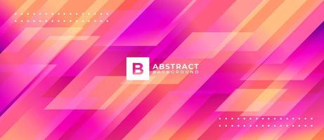 Geometric Pink and Orange Shape Abstract Background vector