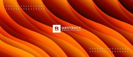 Geometric Orange Shape Overlapping Background vector