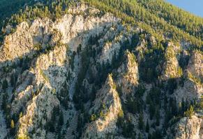 Chalk cliffs of Mt Princeton Colorado