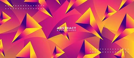 Multicolor Polygon Shape Background vector