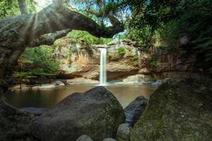 The Haew Suwat waterfall in Thailand photo
