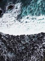 Ocean wave texture photo